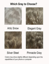Silver Steel Hair Pod